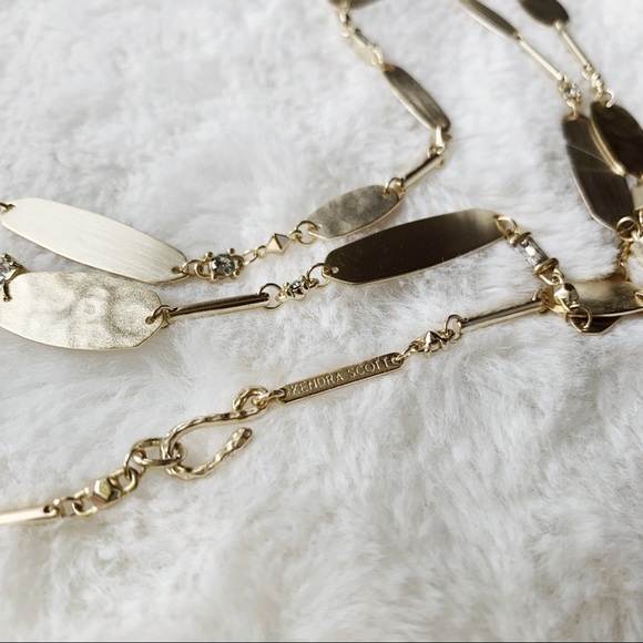 KENDRA SCOTT | Claret Long Necklace, Pyrite Mix - Picture 7 of 8